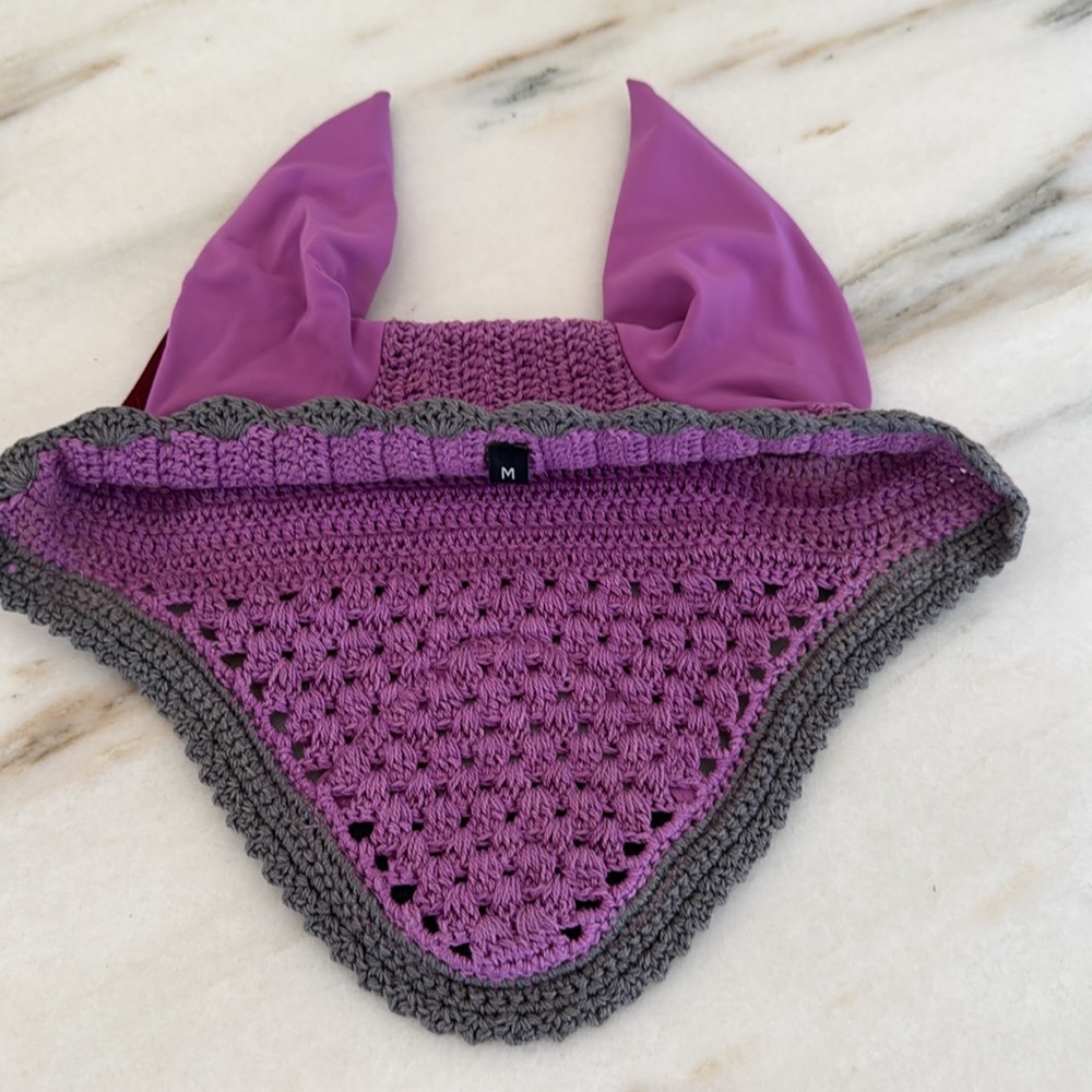LeMieux Classic Ear Bonnet Color is Lavender - Picture 2 of 2